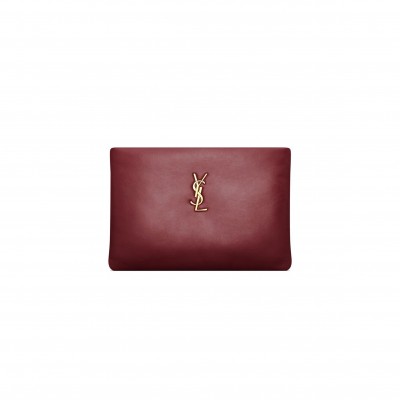 YSL CALYPSO SMALL POUCH IN LAMBSKIN 765025AACX76268 (23*16*3cm)